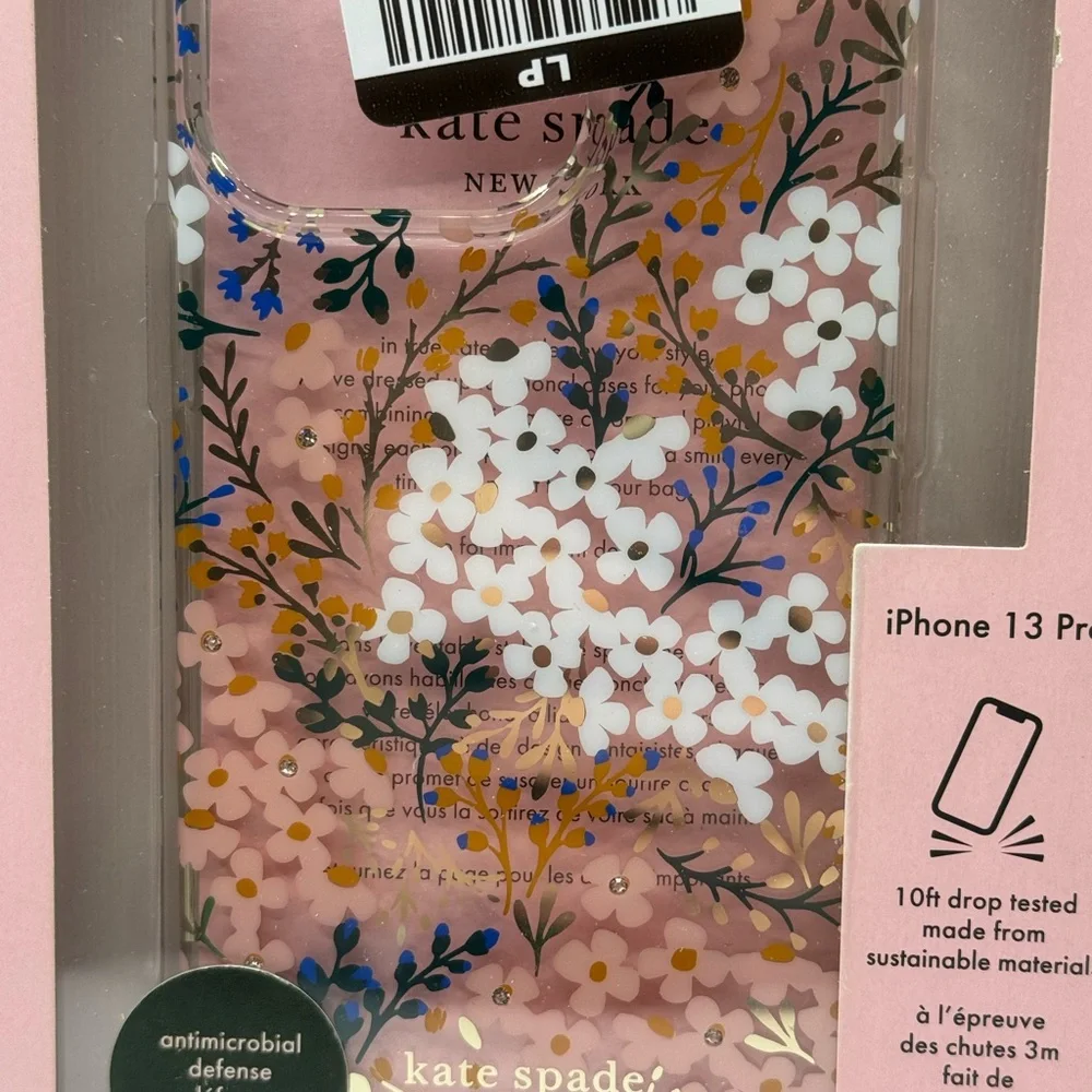 Kate‎ Spade Hard Shell Case for IPhone 13 Pro NEW